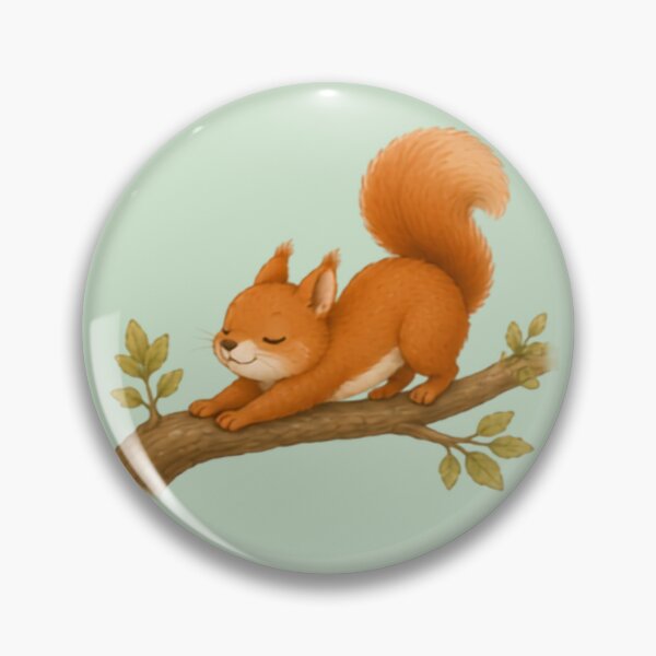Item preview, Stretchy Mornings Red Squirrel designed and sold by MellowMunchkins.