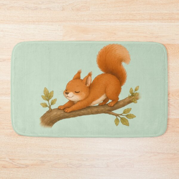 Item preview, Stretchy Mornings Red Squirrel designed and sold by MellowMunchkins.