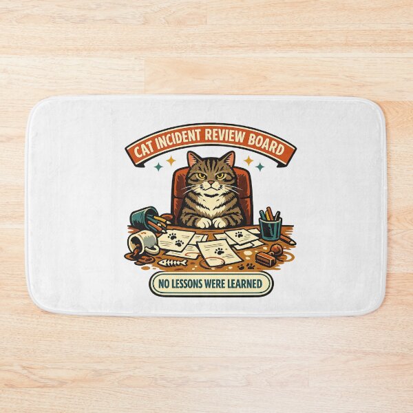Item preview, Cat Incident Review Board Funny Office Cat Shirt designed and sold by Concrete Coffee Studio.