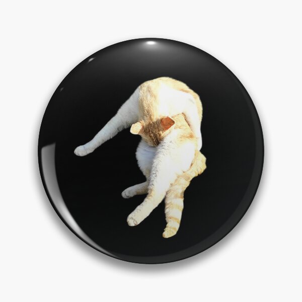 Item preview, Funny Broken Cat Yoga Pose Meme designed and sold by All-Of-Art.