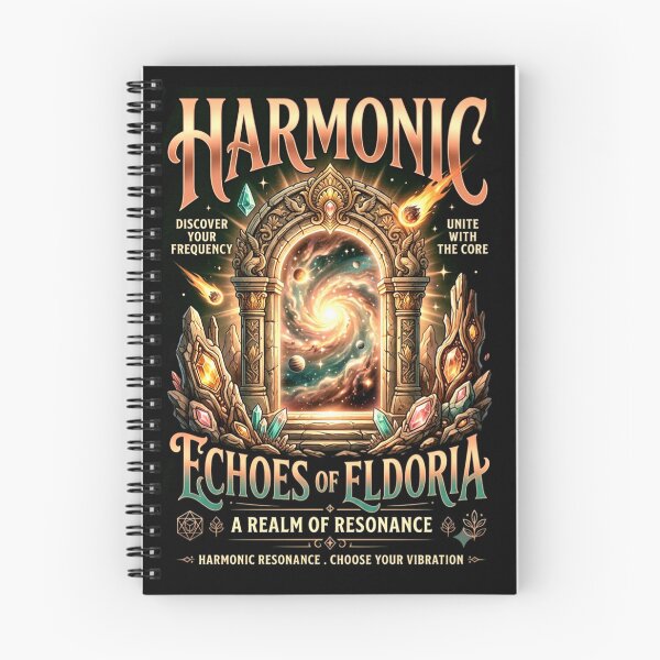 Item preview, Echoes of Eldoria – Cosmic Portal Fantasy Art designed and sold by Dogandesighn.