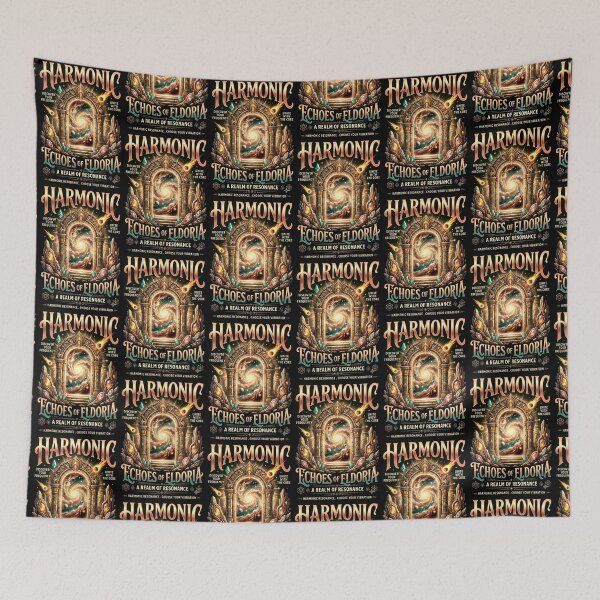 Item preview, Echoes of Eldoria – Cosmic Portal Fantasy Art designed and sold by Dogandesighn.
