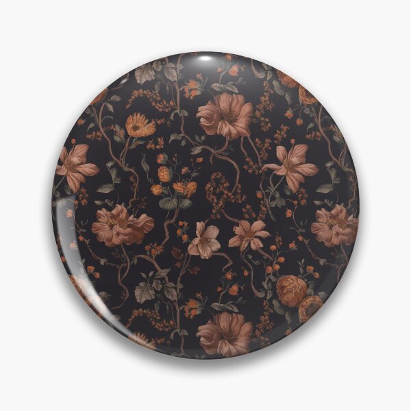 Item preview, Moody Dark Academia Vintage Floral Pattern designed and sold by NSB-Design.