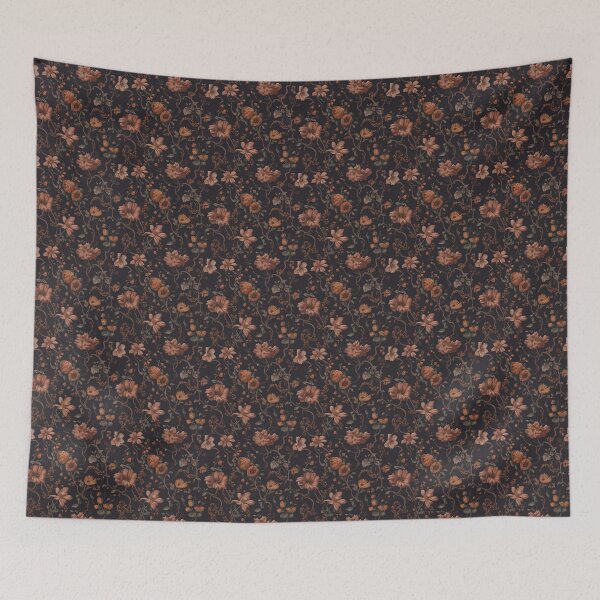 Item preview, Moody Dark Academia Vintage Floral Pattern designed and sold by NSB-Design.