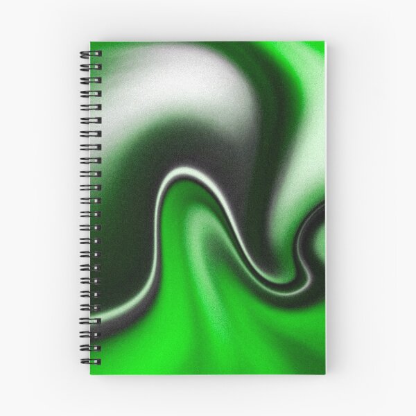 Item preview, Vibrant Green Liquid Swirl Grainy Abstract designed and sold by Happyabstract.