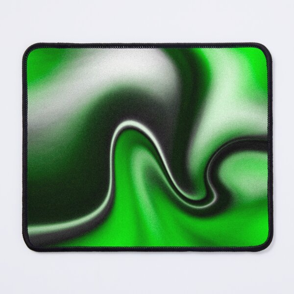 Item preview, Vibrant Green Liquid Swirl Grainy Abstract designed and sold by Happyabstract.