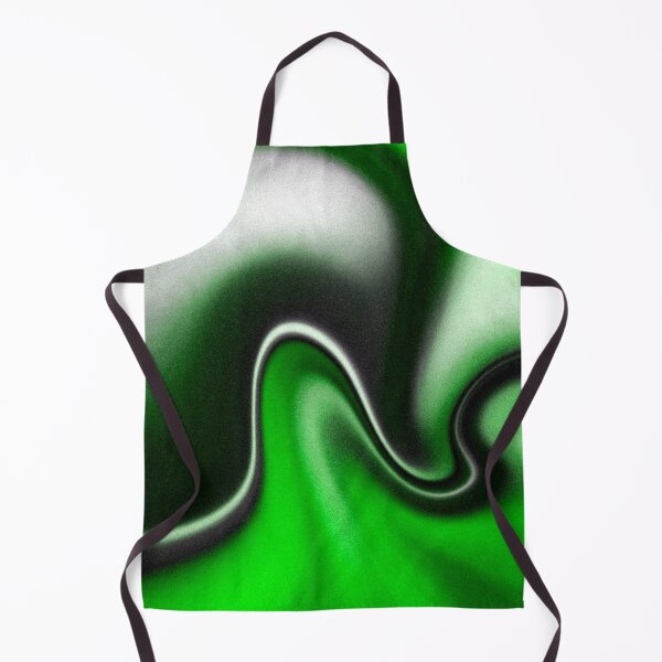 Item preview, Vibrant Green Liquid Swirl Grainy Abstract designed and sold by Happyabstract.