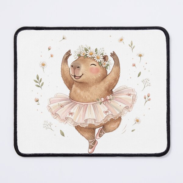 Item preview, Cute Ballet Capybara designed and sold by 2-Of-A-Kind.