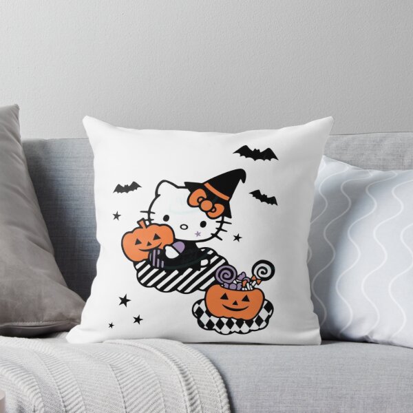 Item preview, Kitty Halloween Ghost Pumpkin Spooky Kawaii Aesthetic designed and sold by rfd2.