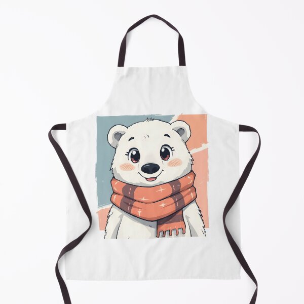 Item preview, Cute Kawaii Polar Bear Sticker | Adorable Winter Polar Bear Cartoon Illustration designed and sold by dreamz-world.