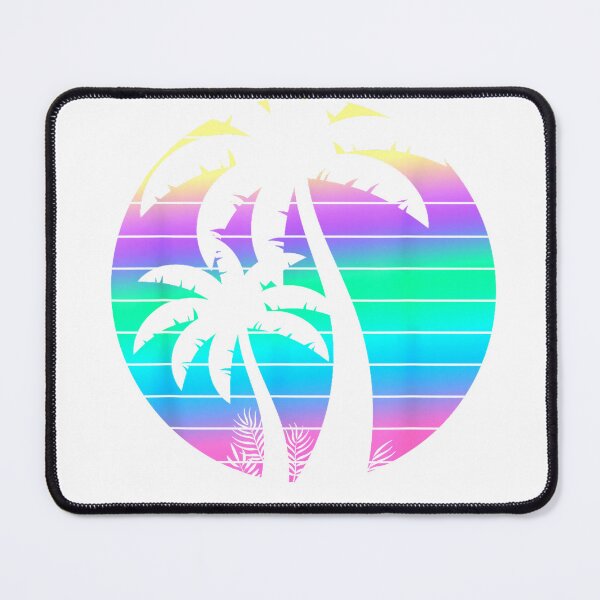Item preview, Summer 80s Palm Trees Beach Tropical 90s Retro Vaporwave T-Shirt designed and sold by Badriiiii.