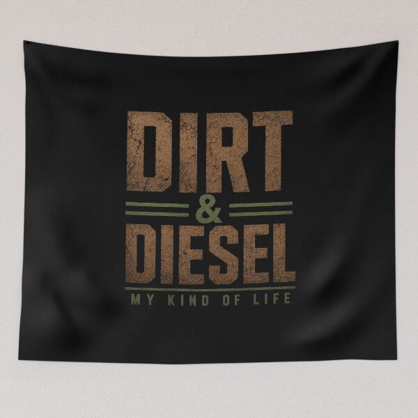 Item preview, Dirt & Diesel – My Kind of Life | Vintage Farmer Design designed and sold by RusticMeadow.