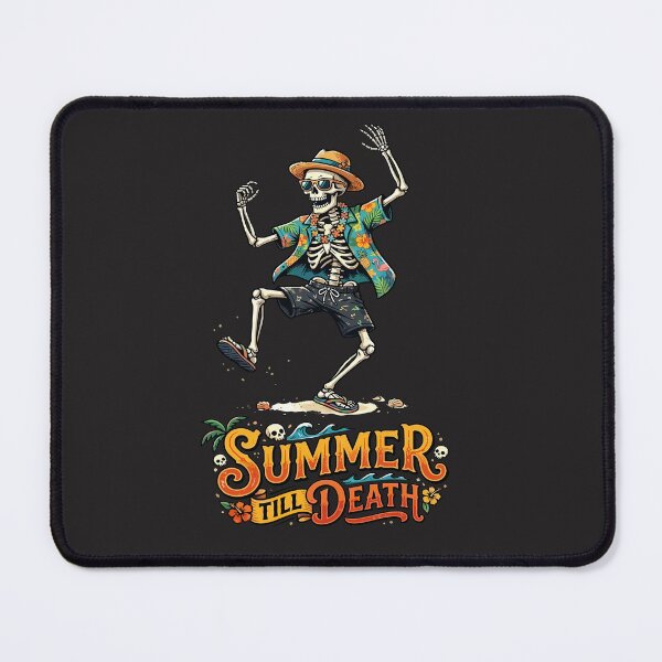 Item preview, Summer Till Death Dancing Skeleton Beach Vacation designed and sold by AvivaCreative.