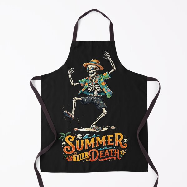 Item preview, Summer Till Death Dancing Skeleton Beach Vacation designed and sold by AvivaCreative.