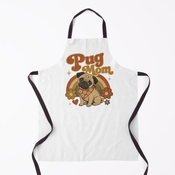 Item preview, Pug Mom Funny pet puppy dog vintage design for pug owners and pug lovers designed and sold by LD ART.