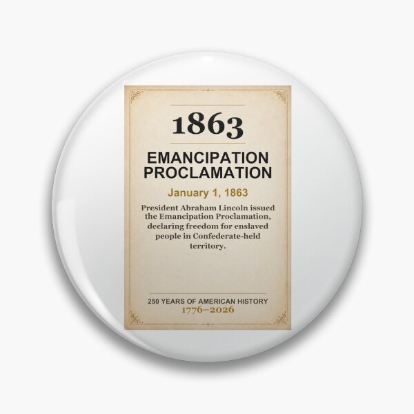 Item preview, America 250 | Emancipation Proclamation | 1863 designed and sold by ariksworld.