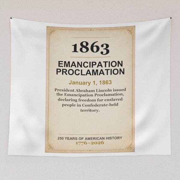 Item preview, America 250 | Emancipation Proclamation | 1863 designed and sold by ariksworld.