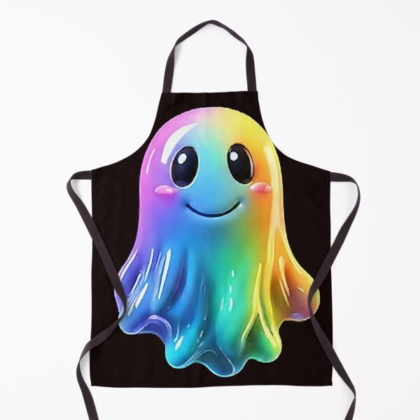 Artikelvorschau, Niedlicher Regenbogen-Farbverlauf-Geleegeist (3D-Rendering) entworfen und verkauft von ToxicInkArt.