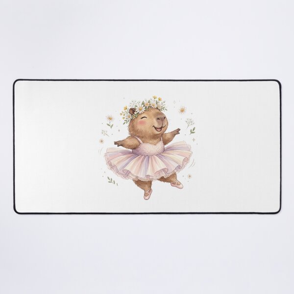 Item preview, Cute Ballet Capybara designed and sold by 2-Of-A-Kind.
