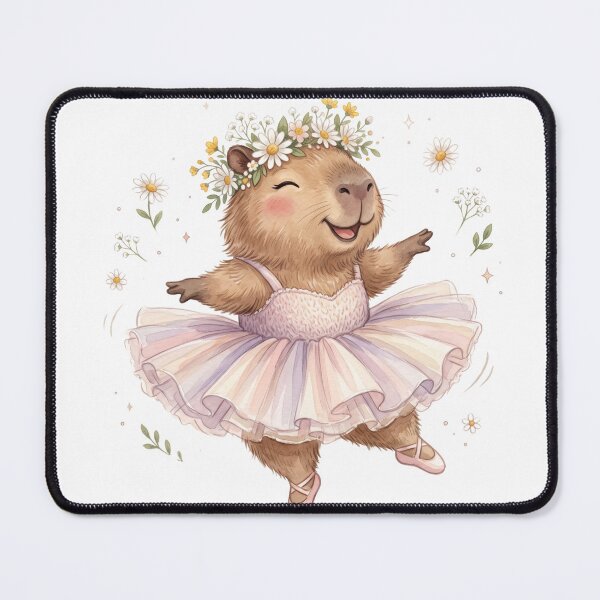 Item preview, Cute Ballet Capybara designed and sold by 2-Of-A-Kind.