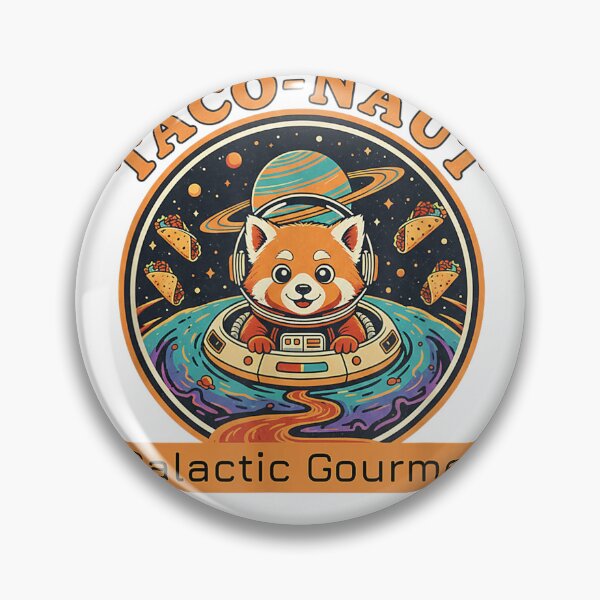 Item preview, Taco-naut Galactic Gourmet Red Panda Space Food Adventure T-Shirt designed and sold by gidget-gadget.