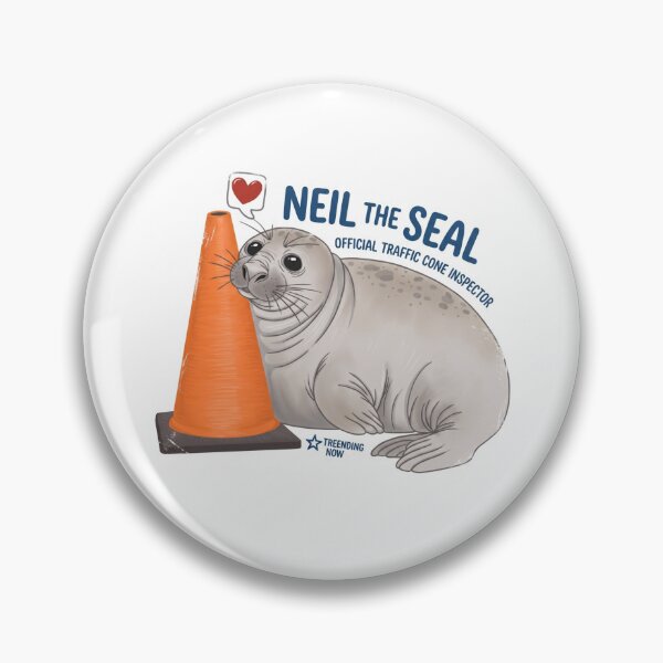 Item preview, Neil the Seal Funny Cone designed and sold by EchoWear-10M.