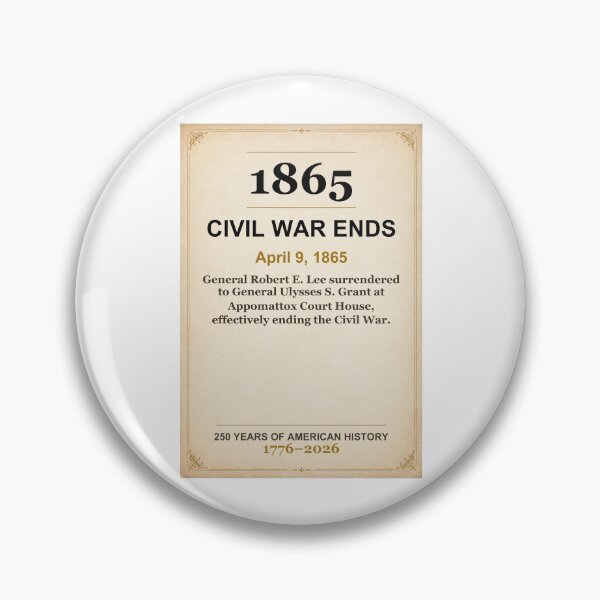 Item preview, America 250 | Civil War Ends | 1865 designed and sold by ariksworld.