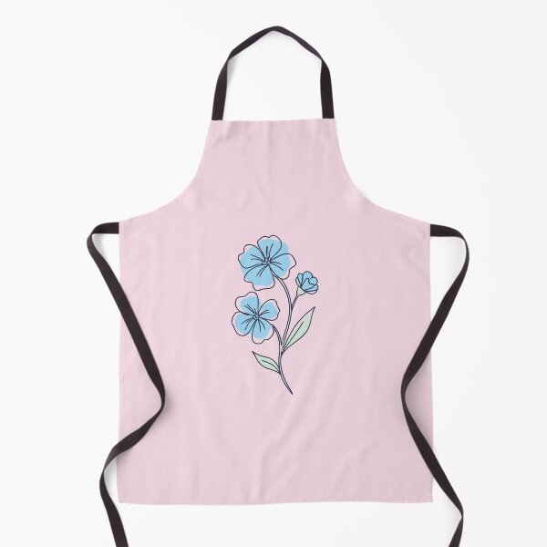 Item preview, Delicate Blue Wildflower Botanical Illustration designed and sold by kowlymowllss.