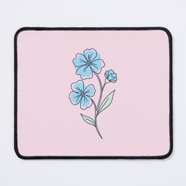 Item preview, Delicate Blue Wildflower Botanical Illustration designed and sold by kowlymowllss.