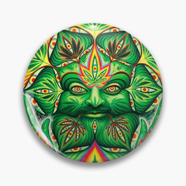 Item preview, kepala limas hijau alex grey bagaikan dedaunan designed and sold by omerset548.