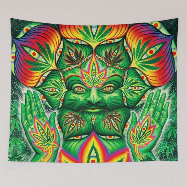 Item preview, kepala limas hijau alex grey bagaikan dedaunan designed and sold by omerset548.