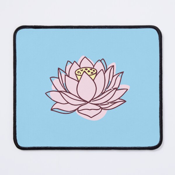 Item preview, Serene Pink Lotus Bloom Illustration designed and sold by kowlymowllss.