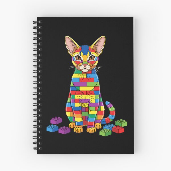Item preview, Building Blocks Cat Feline Enthusiast Toy Builder designed and sold by PopStars1993.