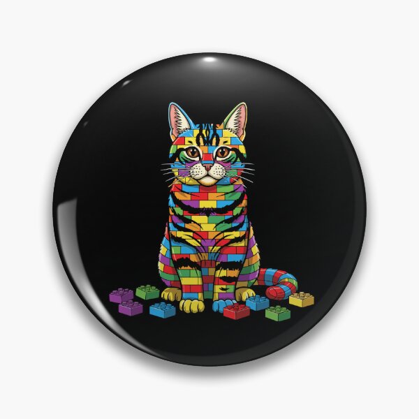Item preview, Building Block Cat Pet Lover Construction Toy Fan designed and sold by PopStars1993.