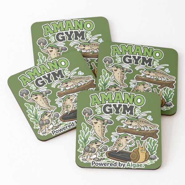 Item preview, Funny Amano Shrimp Gym Aquarium Humor designed and sold by SimplePoDesign.
