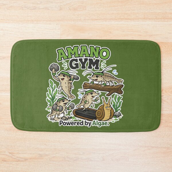 Item preview, Funny Amano Shrimp Gym Aquarium Humor designed and sold by SimplePoDesign.