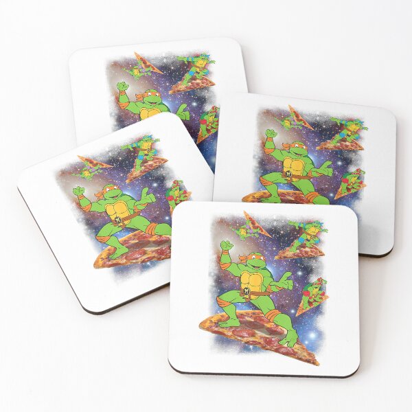 Item preview, Teenage Mutant Ninja Turtles Cosmic Pizza Surfing T-Shirt T-Shirt designed and sold by DArtfulStudio.