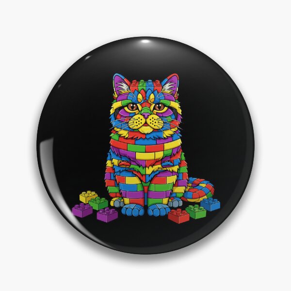 Item preview, Building Blocks Cat Feline Lover designed and sold by PopStars1993.