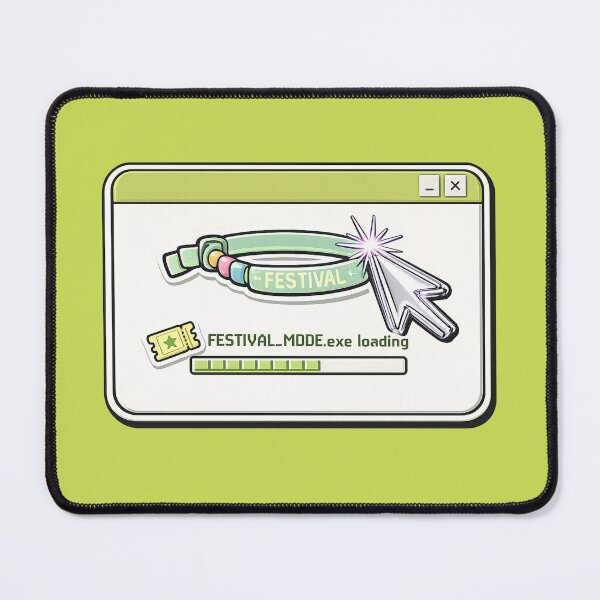 Item preview, Festival Fashion Loading Sticker | Y2K Chrome Cursor Wristband Design designed and sold by loading crush.