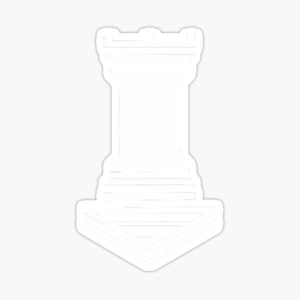 Roblox White Stickers Redbubble - roblox arsenal how to get secret santa badge
