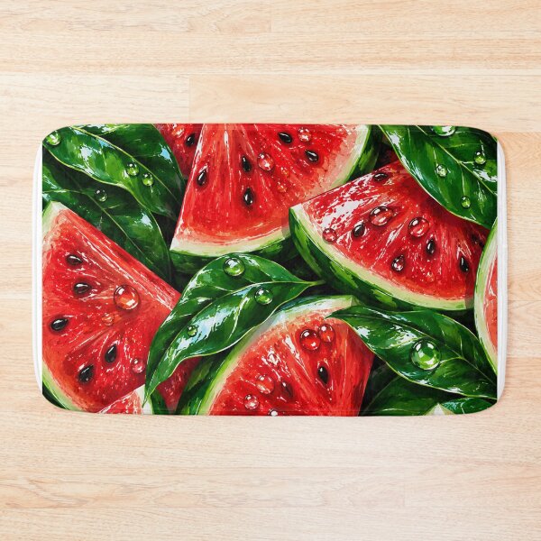 Item preview, Watermelon Slice Fruit Pattern Juicy Summer Print designed and sold by DjFreeq.