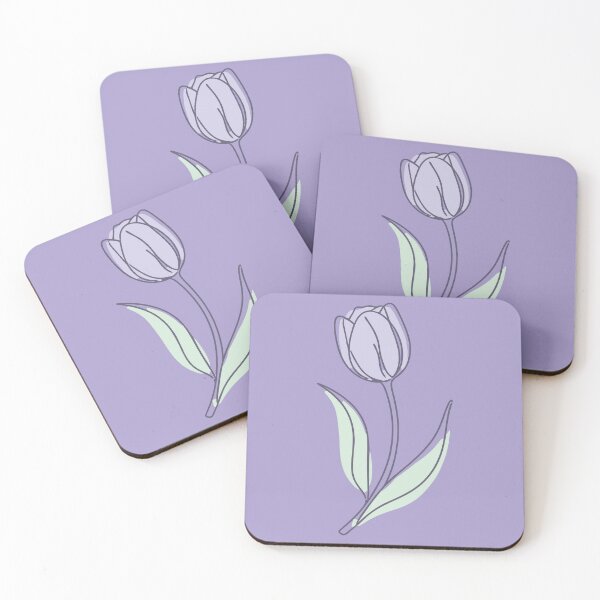 Item preview, Soft Lavender Tulip Botanical Artwork designed and sold by kowlymowllss.