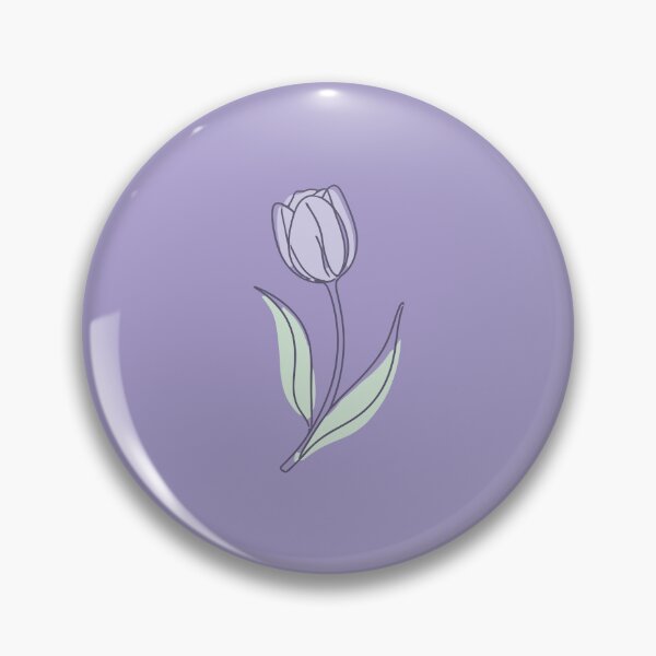 Item preview, Soft Lavender Tulip Botanical Artwork designed and sold by kowlymowllss.