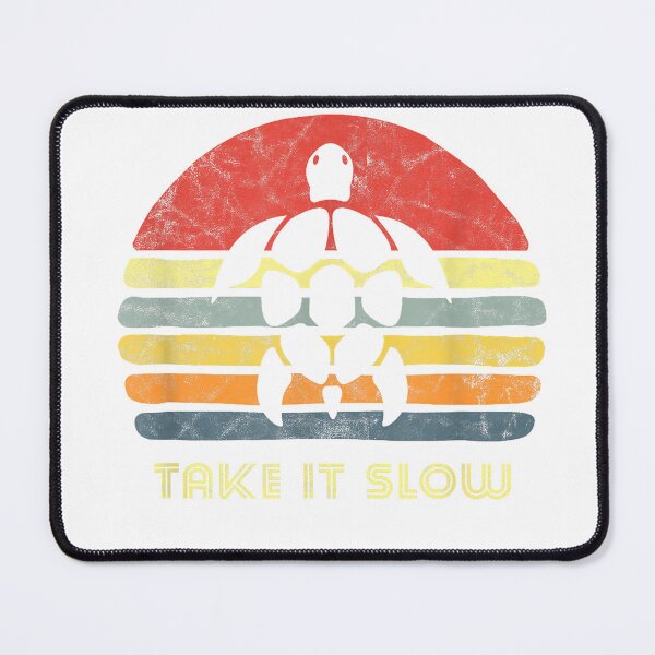 Item preview, Take It Slow Turtle Retro Sunset Design for Men Women Kids T-Shirt designed and sold by JJLetterDesigns.