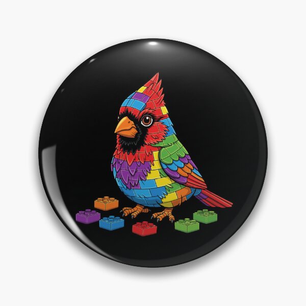 Item preview, Cardinal Bird Building Blocks Birdwatching Lover designed and sold by PopStars1993.