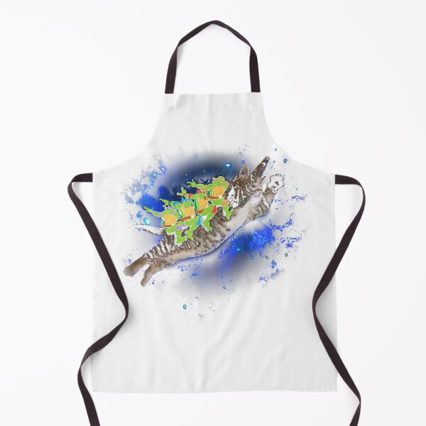 Item preview, Teenage Mutant Ninja Turtles Power Dab Riding Cosmic Cat T-Shirt designed and sold by DArtfulStudio.