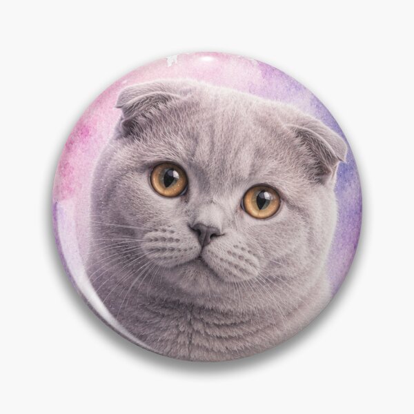 Item preview, Cute Scottish Fold Cat Watercolor Painting designed and sold by Mikena1996.