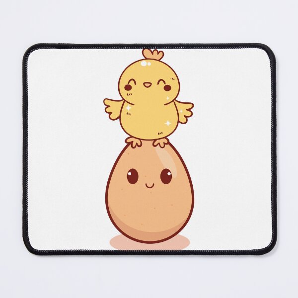 Item preview, Cute Chick Standing on Smiling Egg designed and sold by yuki-hana.