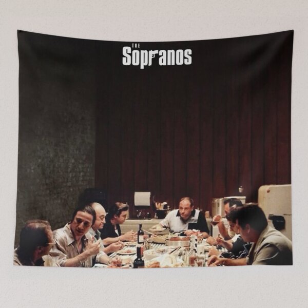Item preview, Poster the sopranos last dinner painting designed and sold by BrianCleghorn.