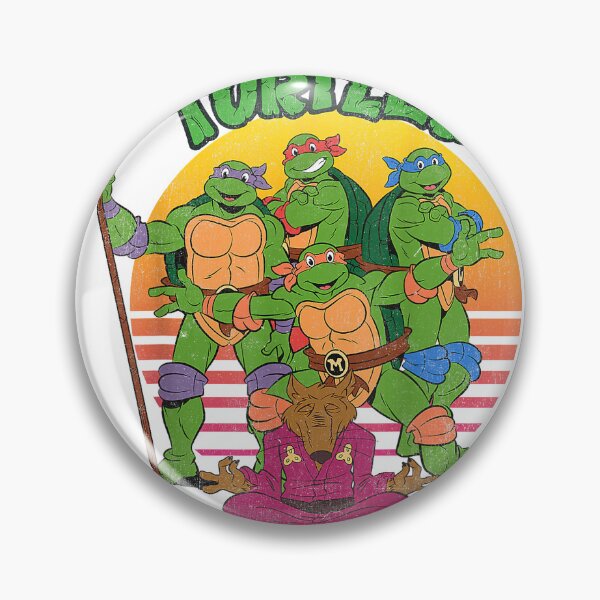 Item preview, Teenage Mutant Ninja Turtles Retro Sun Group T Shirts for Men and Women Tees designed and sold by SavsMerch.